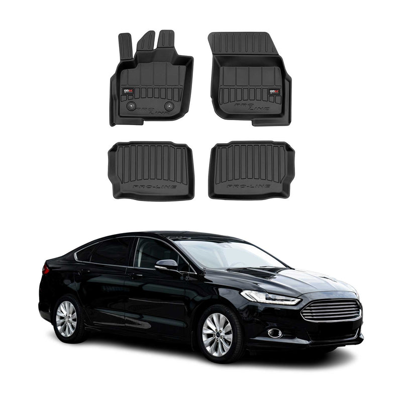 Tapis de Sol Voiture pour Ford Mondeo mk5 2014-2022 PE Noir