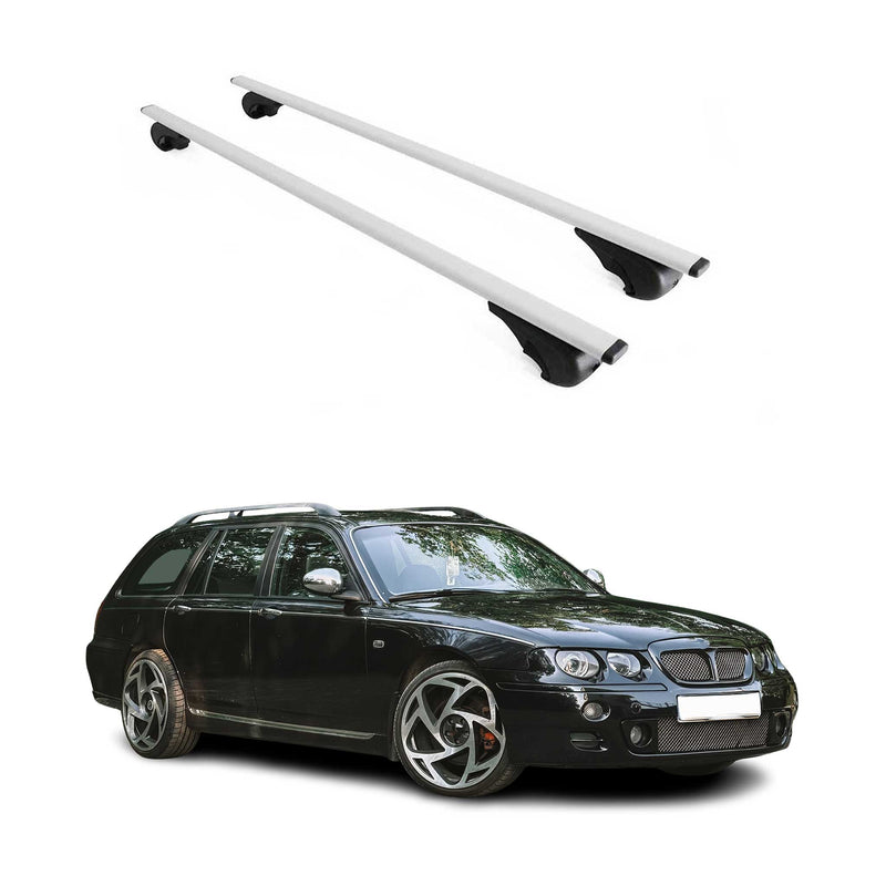 Barres de toit Transversales pour MG ZT-T 2002-2005 Fer Argent