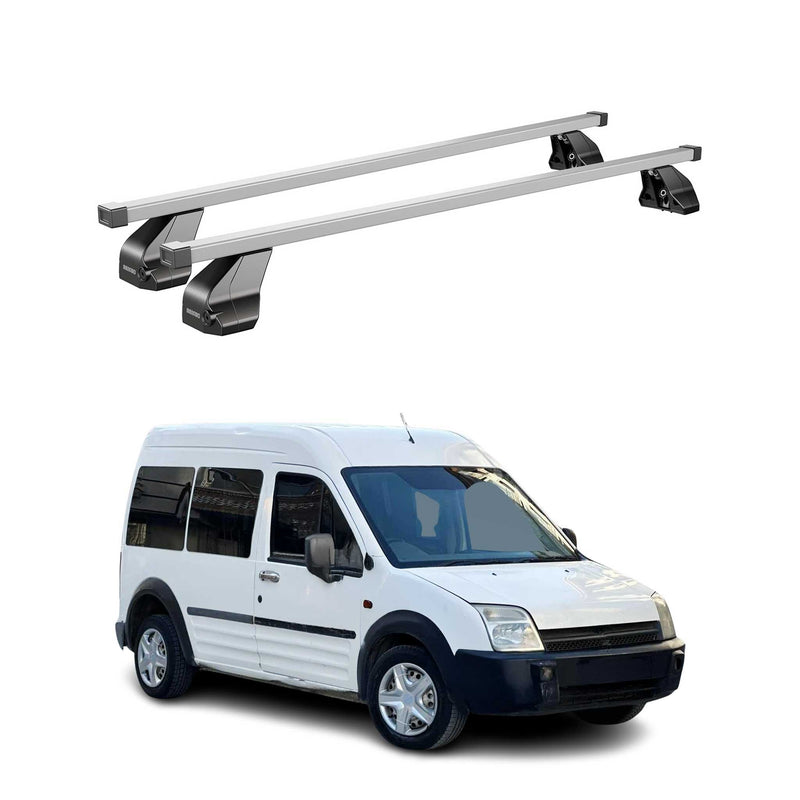 Barres de toit transversales pour Ford Transit Connect 2002-2013 Gris