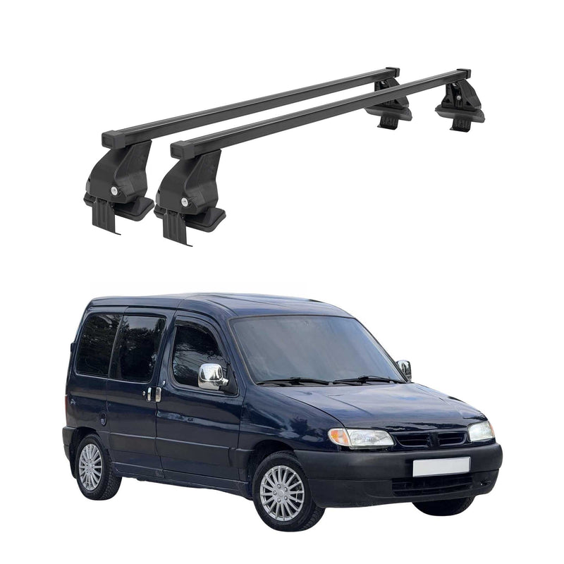 Barres Transversales Menabo pour Citroen Berlingo MK1 1996-2010 Noir