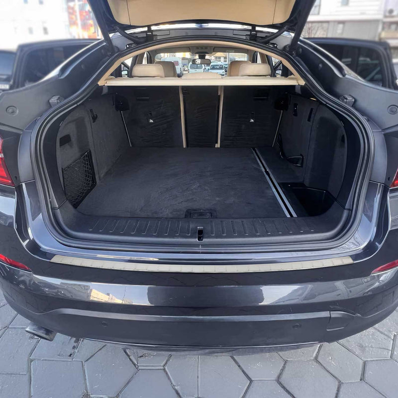 Protection seuil de pare-chocs arriére pour BMW X4 F26 2014-2018 Inox Acier
