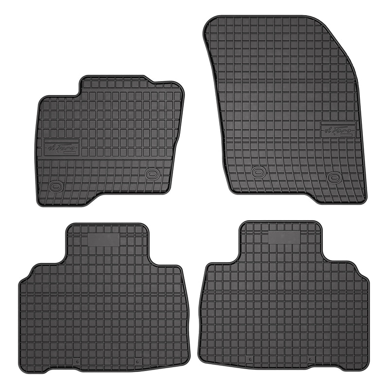 OMAC Tapis de Sol pour Ford Edge 2014-2024 Caoutchouc Noir