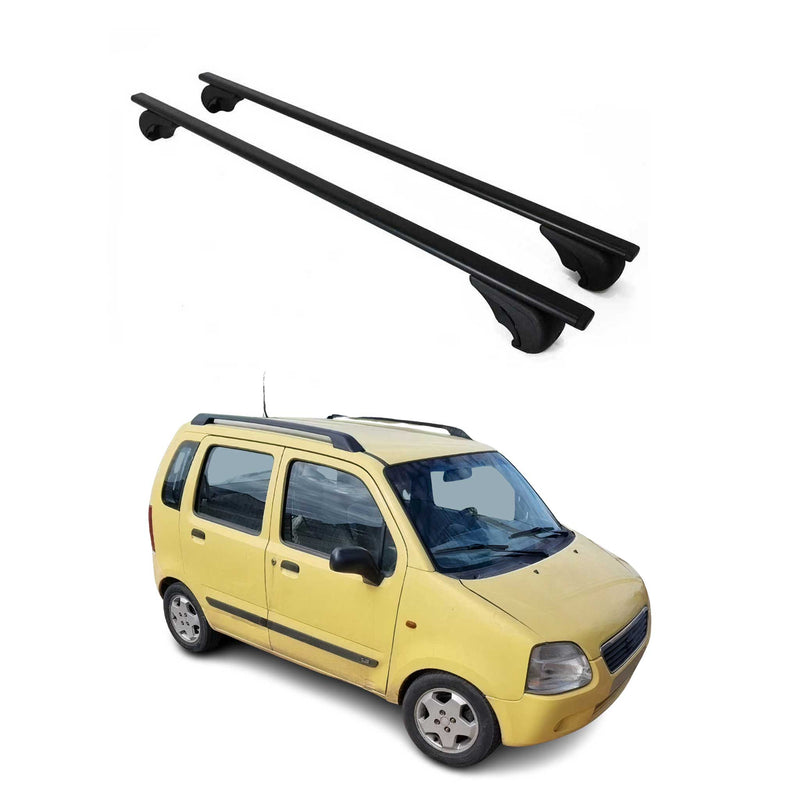 Barres de toit Transversales pour Suzuki R+ 1997-2004 Fer Noir