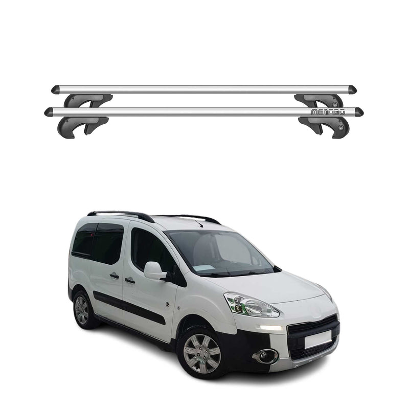 Barres de toit transversales pour Peugeot Bipper Tepee 2009-2014 90kg Alu