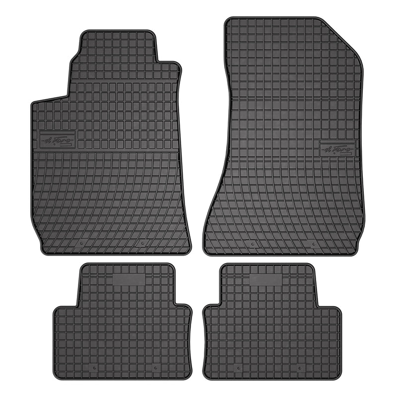 OMAC Tapis de sol pour Alfa Romeo 159 / 159 Sportwagon 2005-2011 Noir caoutchouc
