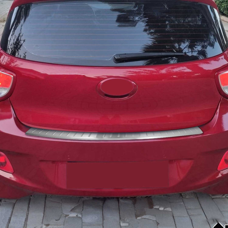 Protection Seuil de Pare-chocs Arriére Pour Hyundai i10 HB 2013-2016 Acier