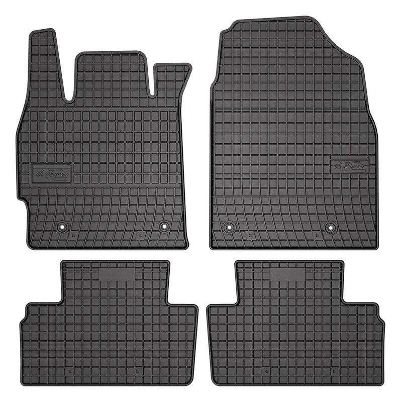 OMAC Tapis de Sol pour Mazda CX-7 2006-2012 Caoutchouc Noir