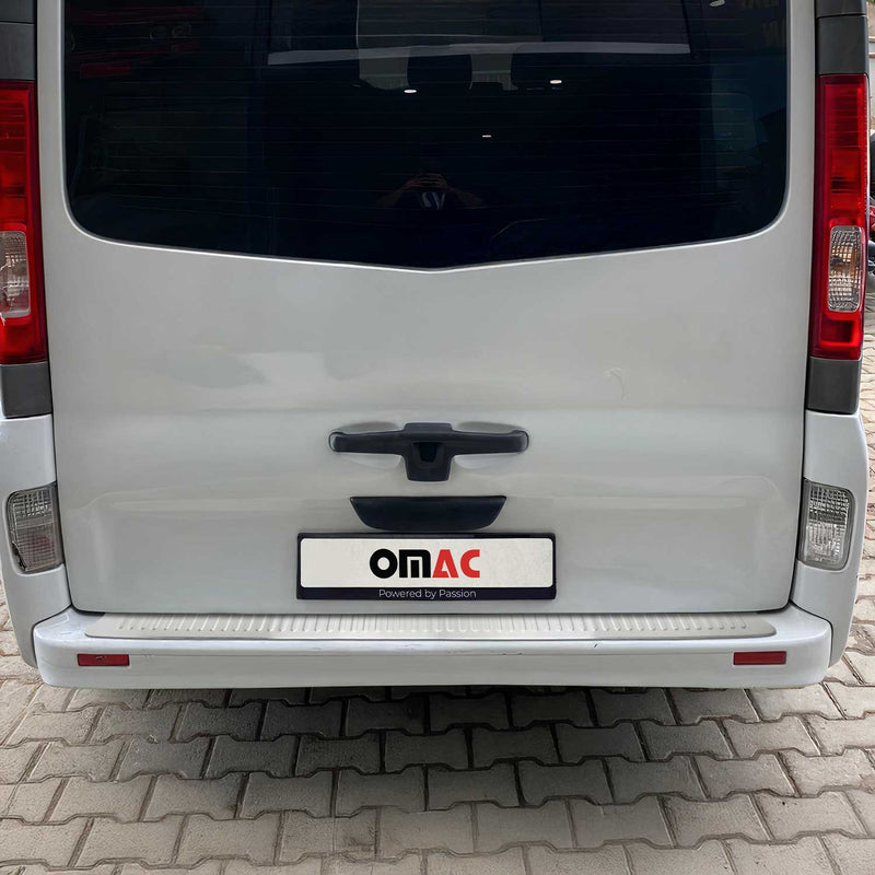 Protection Seuil de Pare-chocs Arriére pour Renault Trafic 2001-2014 Acier