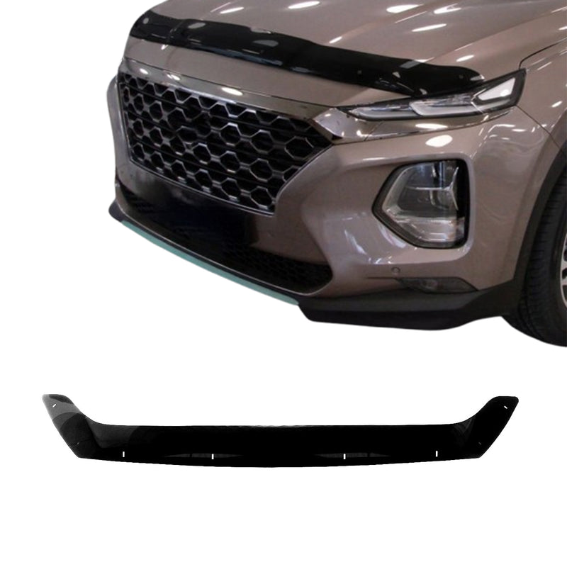 Deflecteurs d'air capot de voiture pour Hyundai Santa Fe 2018-21 Acrylique Noir