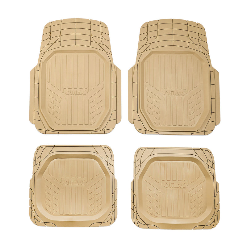 2020-2024 LYNK & CO 01 Tapis de sol de voiture profond antidérapant 4 Pcs Beige