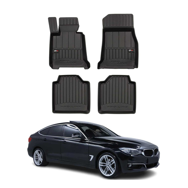 OMAC Tapis de sol caoutchouc pour BMW Série 3 GT F34 2012-2023 Premium