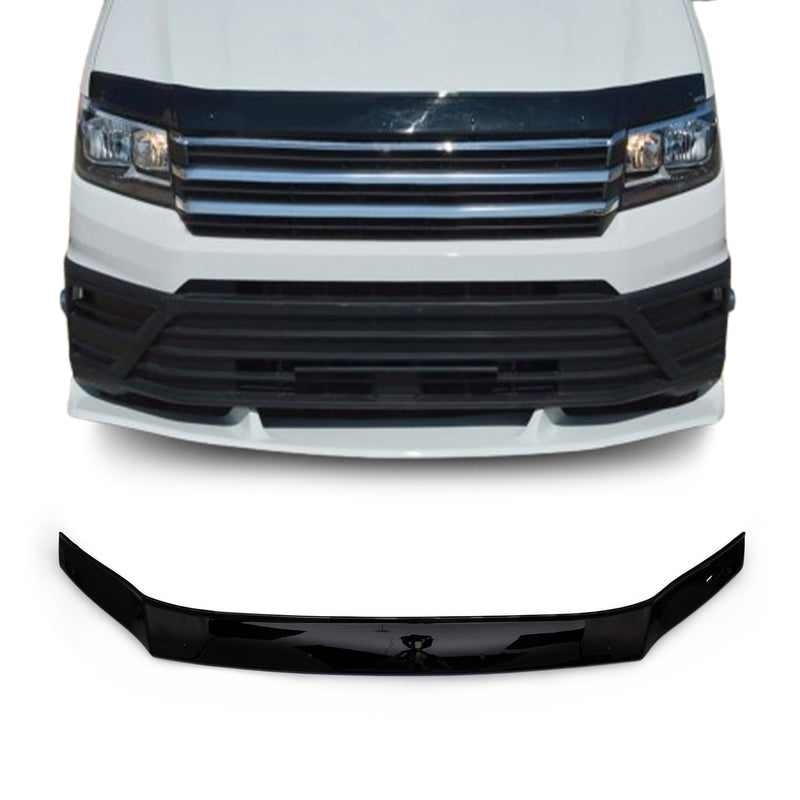 Déflecteur de Capot pour VW Crafter 2017-2025 en Acrylique Noir