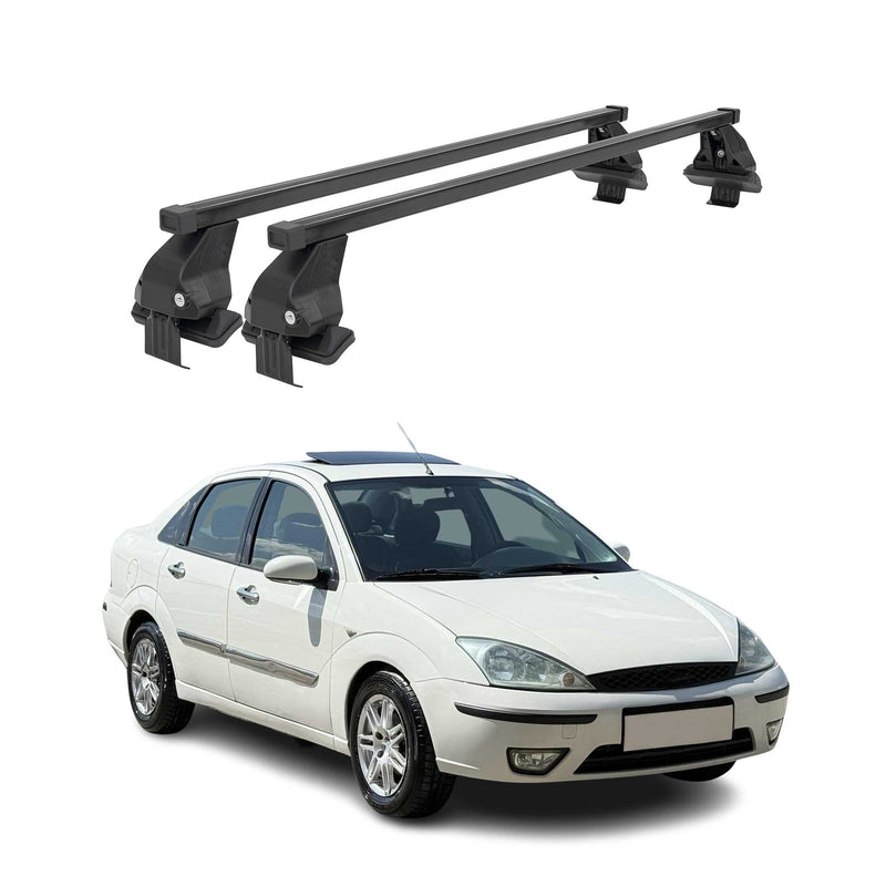 Barres Transversales Menabo pour Ford Focus I 1998-2005 Noir