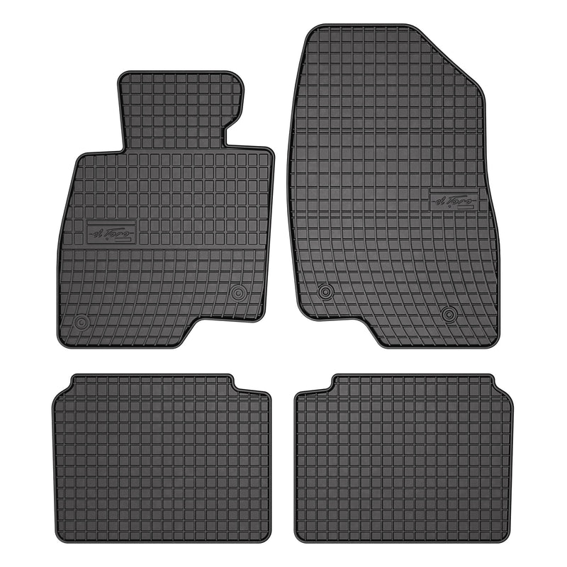 OMAC Tapis de Sol pour Mazda Mazda 6 2012-2018 Caoutchouc Noir