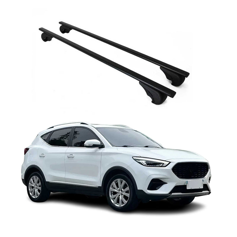 Barres de toit Transversales pour MG ZS 2018-2024 Fer Noir
