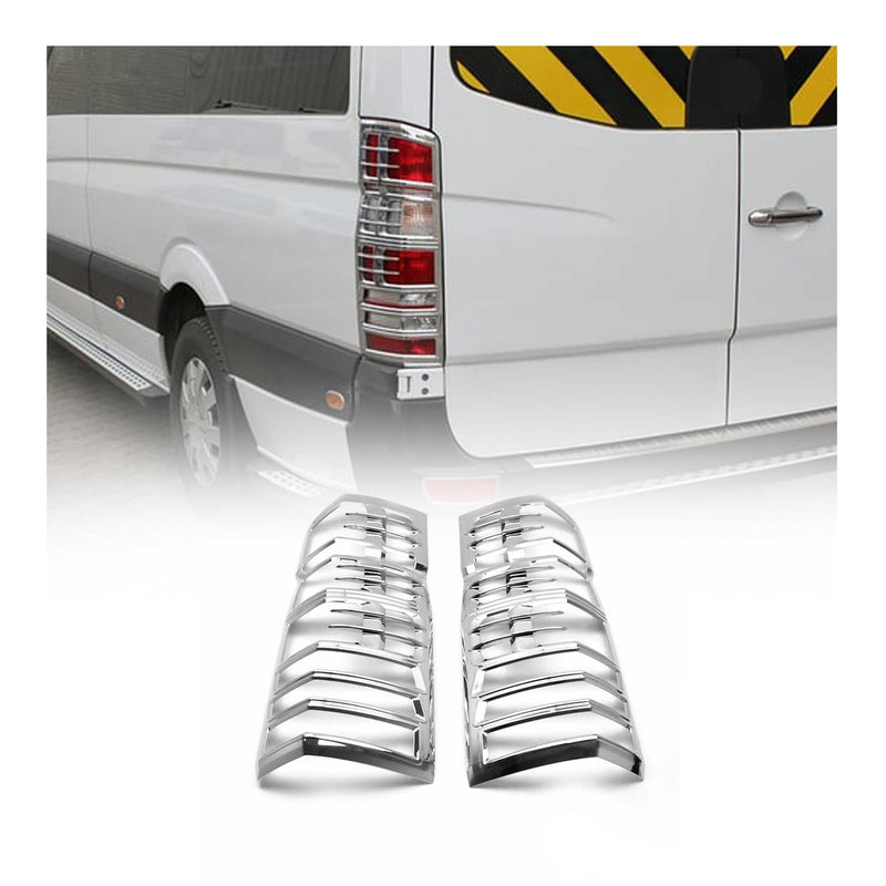 Cadre de Feu Stop Arrière pour Mercedes Sprinter W906 2006-2018 ABS Chromé 2 Pcs