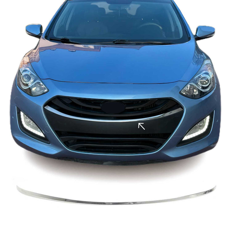Grille de calendre pour Hyundai i30 2012-2017 inox 1x