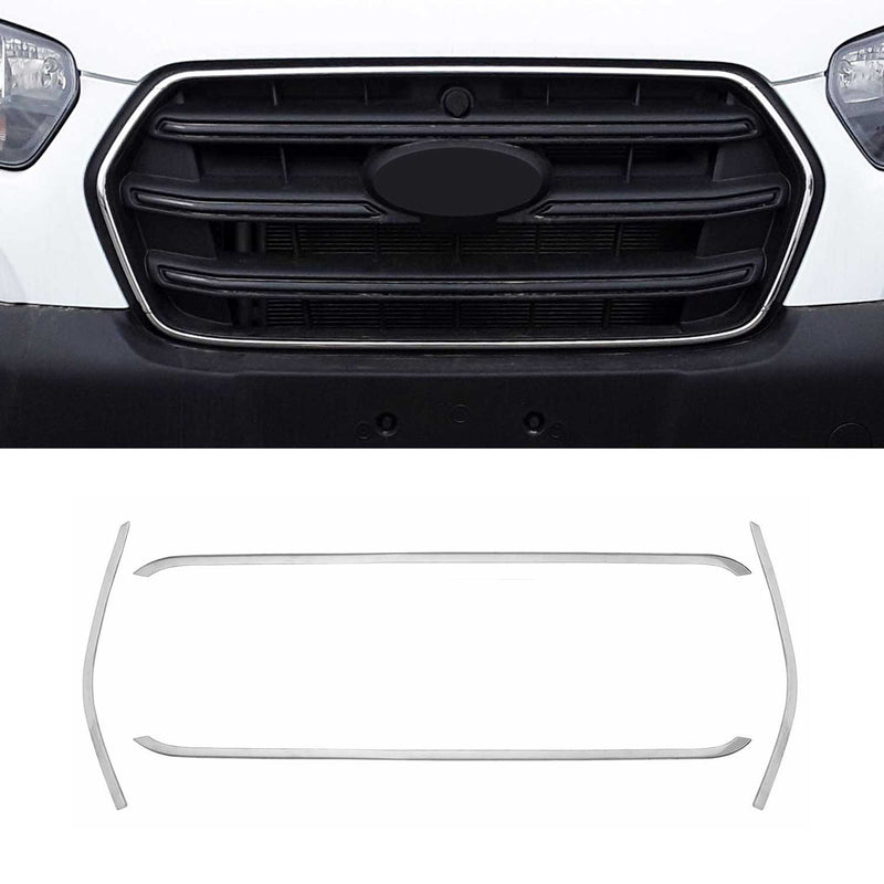 Moulure de Grille de Calandre pour Ford Transit 2018-2025 Chromé 4Pcs