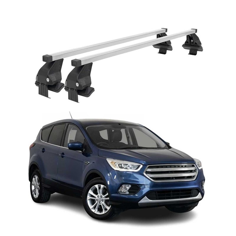 Barres de toit transversales pour Ford Escape III C520 2013-2019 Acier Gris