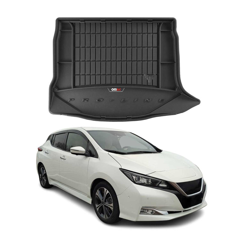 Tapis de Coffre pour Nissan Leaf 2017-2022 TPE Noir