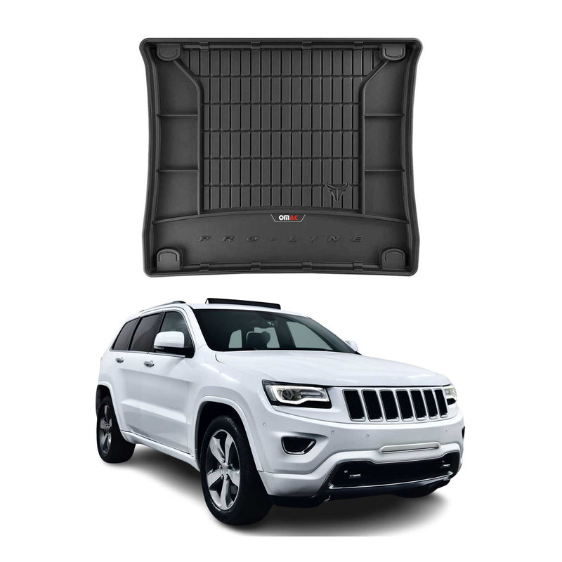 Tapis de Coffre pour Jeep Grand Cherokee 2010-2022 TPE Noir