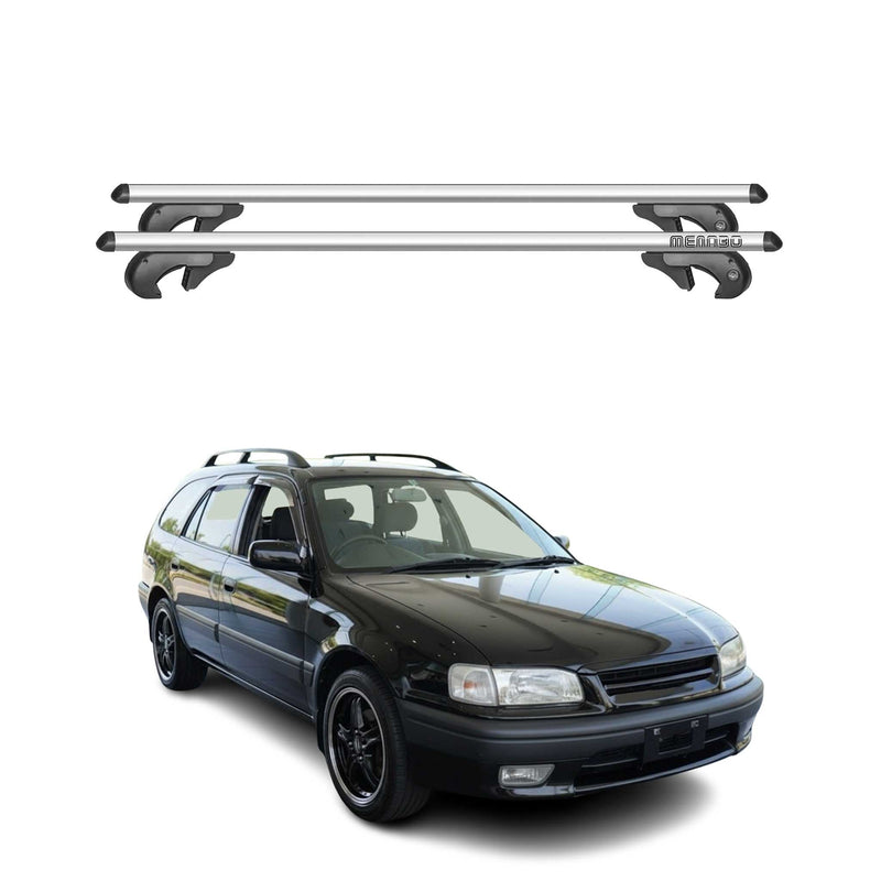 Barres de toit pour Toyota Sprinter Kombi 1998-2002 90kg Aluminium Gris 2x