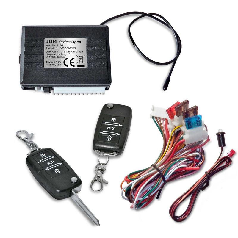 Verrouillage centralisé des portes avec 2 télécommandes pour Universal 1x