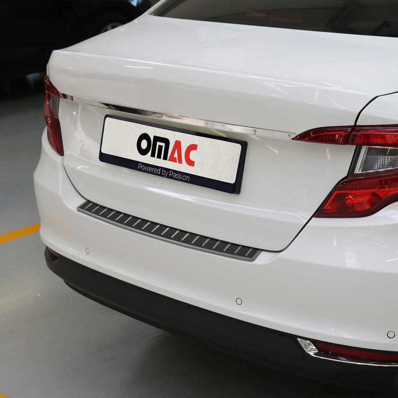 Protection Seuil De Pare pour Fiat Tipo Berline 2015-2025 Folie De Carbone