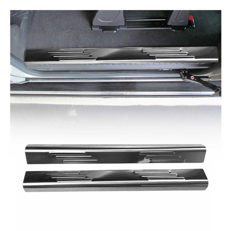 Couverture de Seuil de porte pour Ford Custom 2013-2024 acier inox chromé 2 Pcs