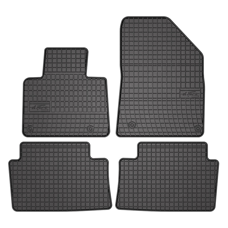 OMAC Tapis de sol pour Citroen C5 Berline Break 2008-2017 Noir en caoutchouc