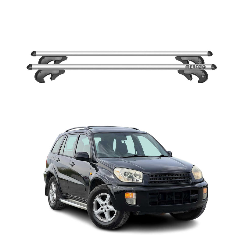 Barres de toit pour Toyota RAV4 XA20 2000-2005 90kg Aluminium Gris 2tlg