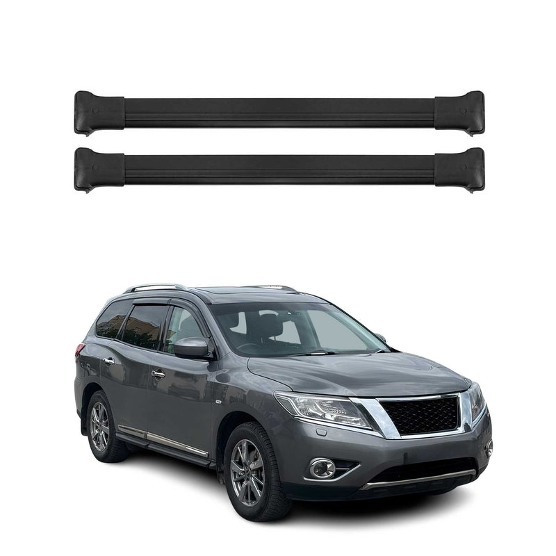 Barres de toit transversales pour Renault Clio Sport Tourer 2012-2019 Alu Noir