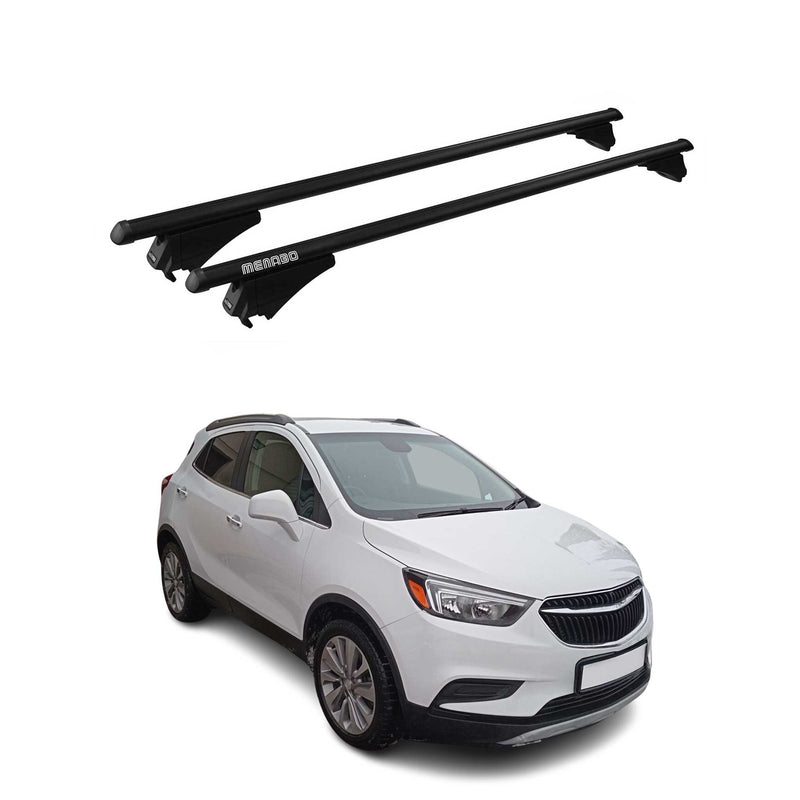 Tiger Barres de toit transversales pour Buick Encore 2012-2016 Noir