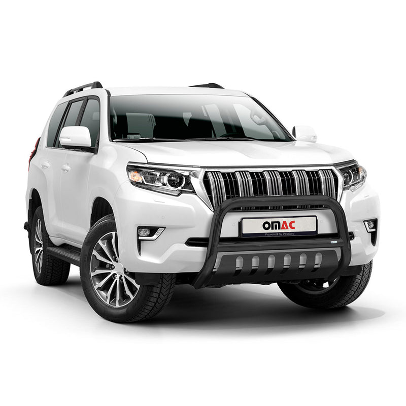 Pare-Buffle Avant Pour Toyota Land Cruiser 150 2018-2025 Noir en Acier