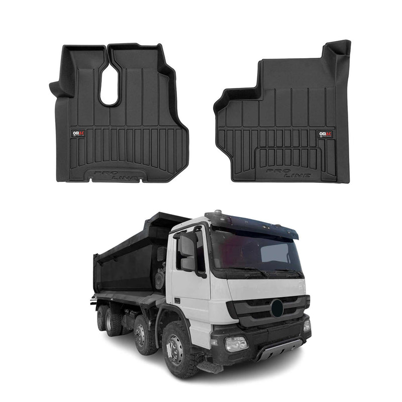 Tapis de Sol pour Mercedes Actros 2008-2011 TPE Noir