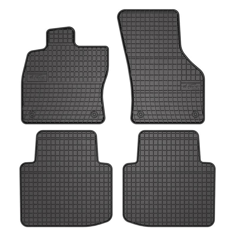 OMAC Tapis de Sol pour Skoda SuperB 2015-2023 Caoutchouc Noir
