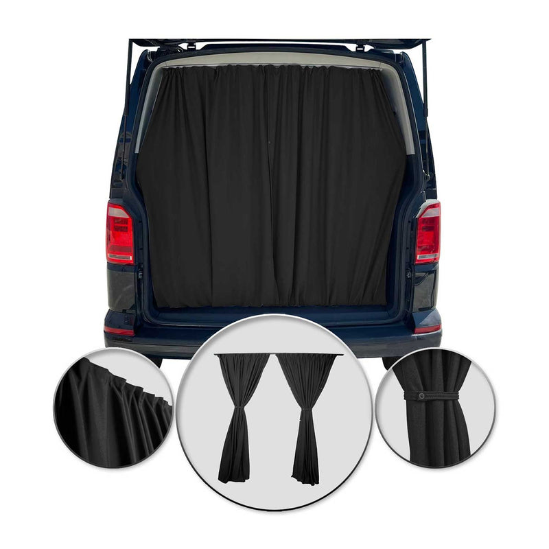 Rideaux De Porte Hayon Pour Hyundai H1 / Starex Protection Solaire Noir