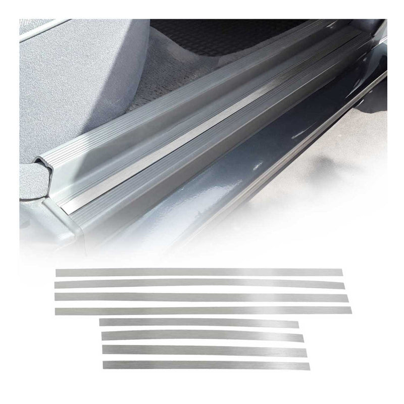 Couverture de Seuil de porte pour Mercedes Classe C W202 1993-2000 inox Brossé