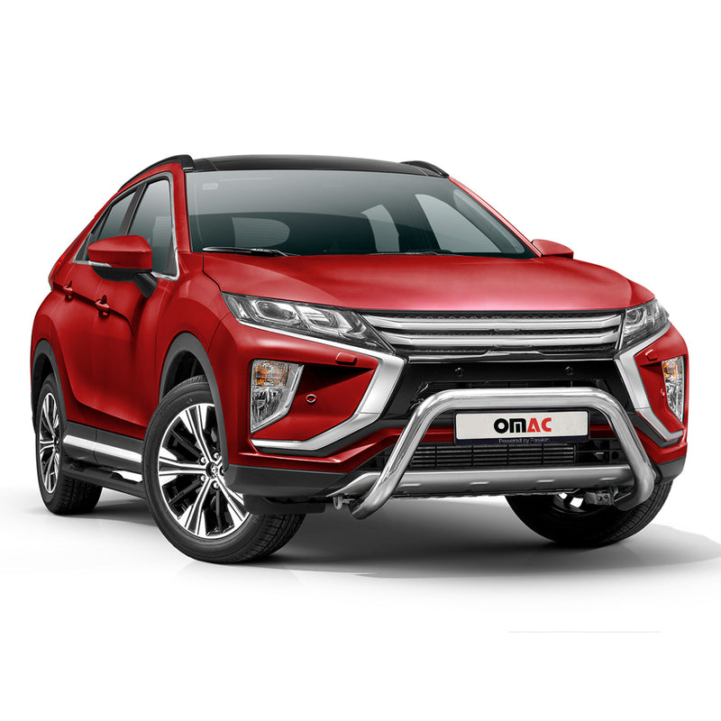 Pare-Buffle Avant Pour Mitsubishi Eclipse Cross 2017-2025 en Argent