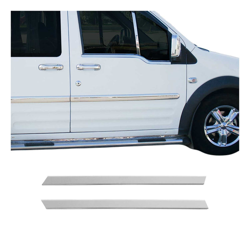 Baguettes pour contour Latérales pour Ford Tourneo Connect 2002-2014 inox chrome