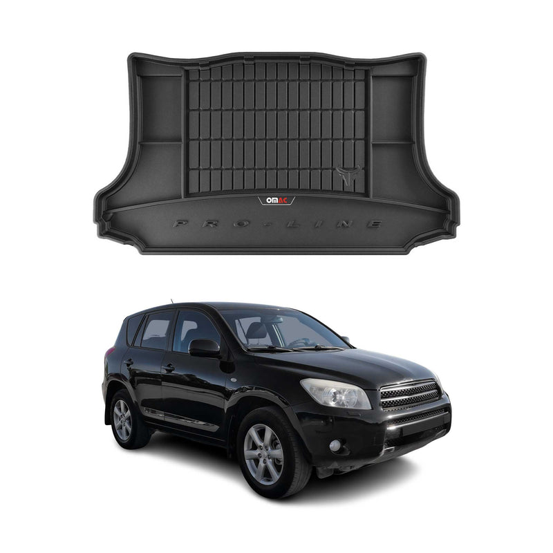 Tapis de Coffre pour Toyota RAV4 2005-2012 TPE Noir