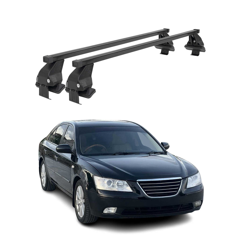 Barres Transversales Menabo pour Hyundai Sonata VI 2010-2014 Noir