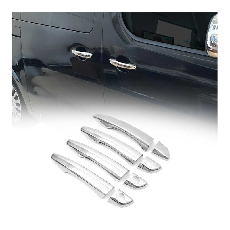 Couverture de poignée de porte pour Peugeot Expert Traveller 2016-2021 Acier 8x