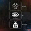 SPARCO porte-vélos support de coffre porte-vélos hayon de voiture pour 3 vélos
