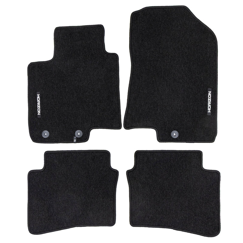 Tapis de Sol de Voiture pour Hyundai i20 II 2014-2020 Velours Imperméable 4Pcs