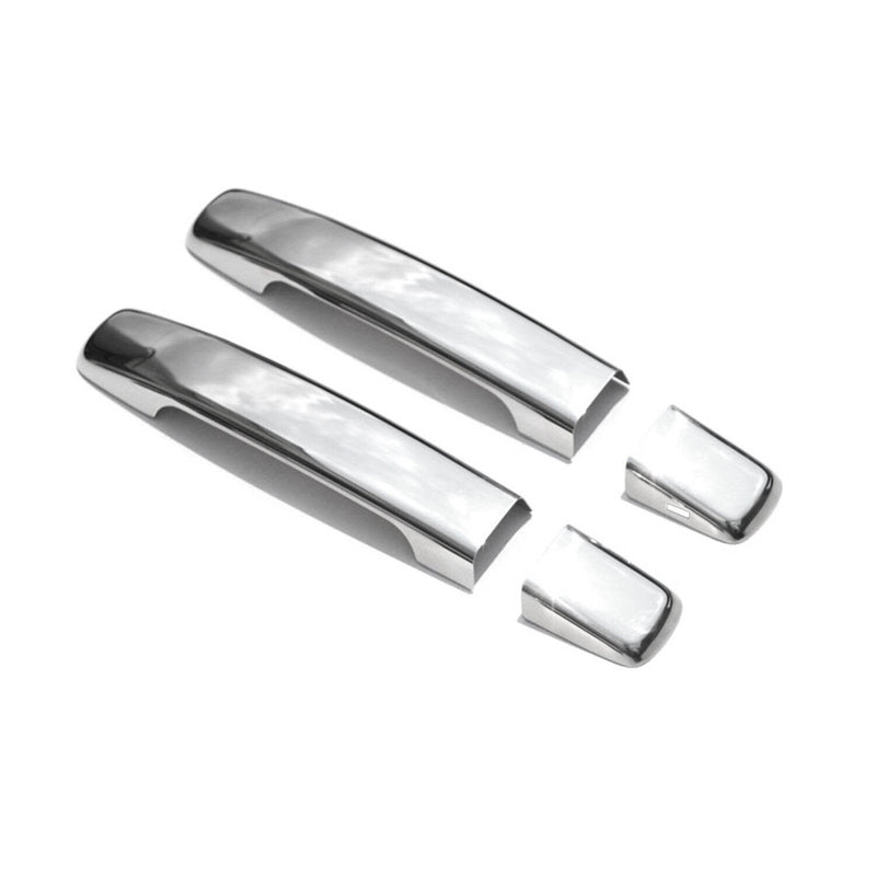 Couverture de poignée de porte pour Nissan Navara 2005-2015 Acier Inox 2Pcs