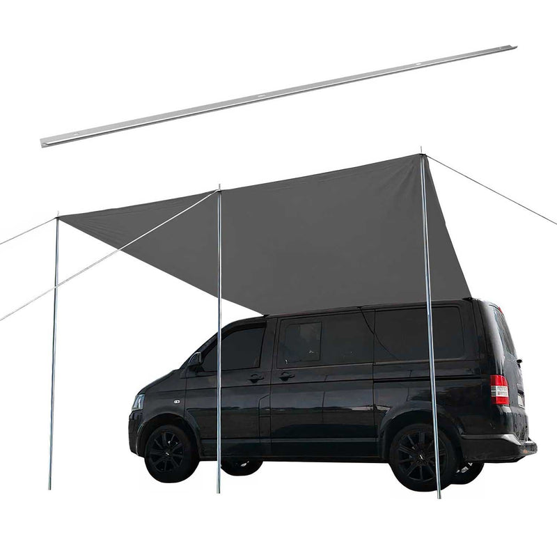 Rail d'auvent toit + tente camping pour VW T5 T6 Multivan Caravelle 2003-2025 L1