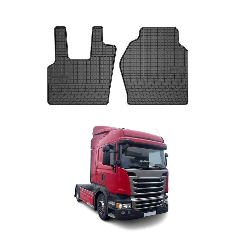 Tapis de Sol pour Scania Scania R 2015-2020 Caoutchouc Noir