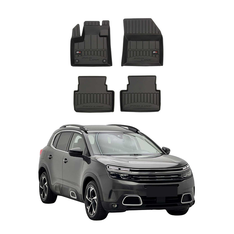 Tapis de Sol pour Citroen C5 Aircross 2018-2025 TPE Noir
