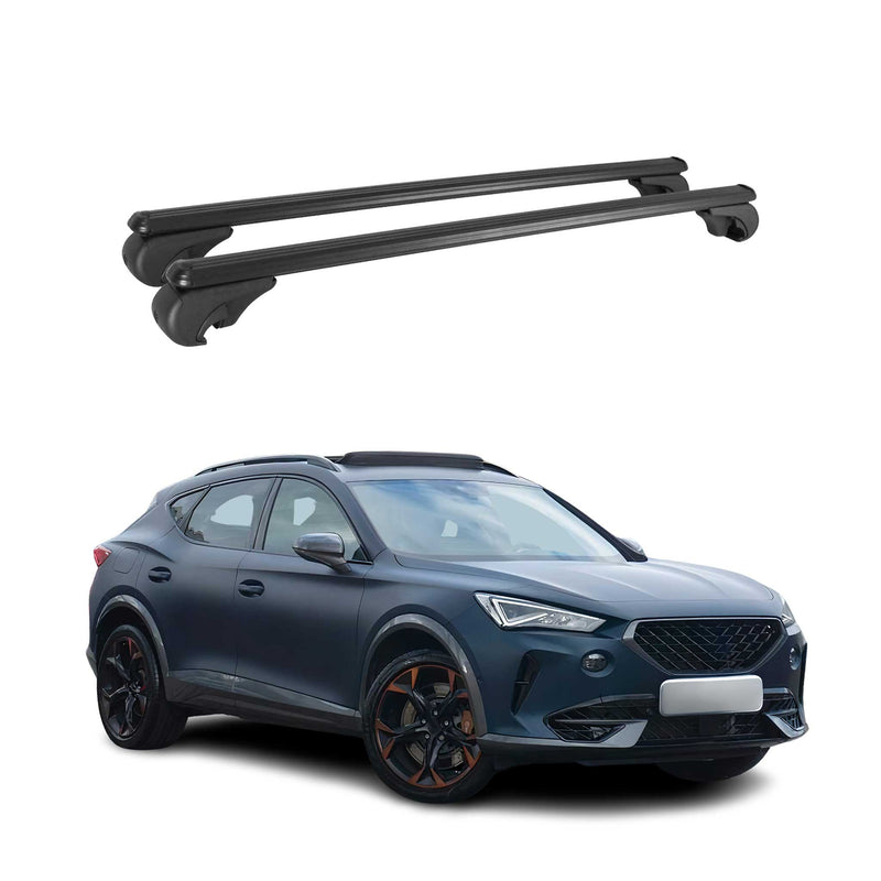 Barres de toit Transversales pour Cupra Formentor 2020-2025 Aluminium Noir